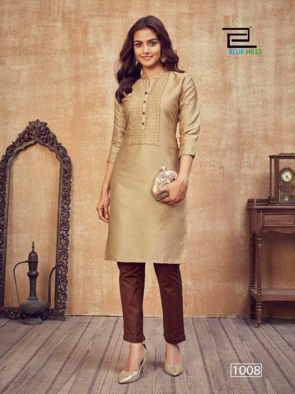 Blue Hills Launching Solid Vol 1 Straight Cut Kurtis Shopping