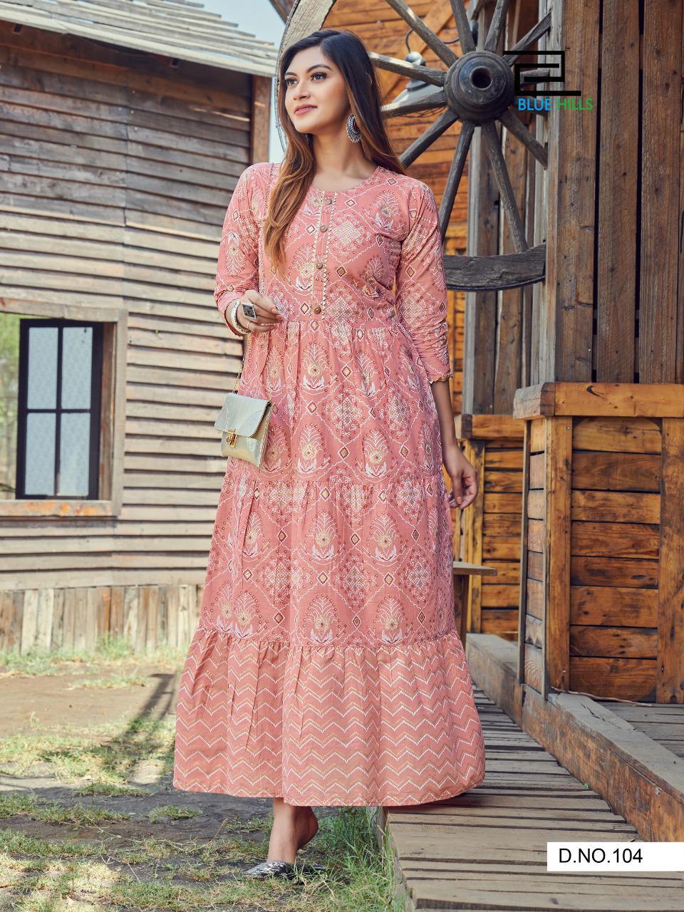 Blue Hills Livik Vol 3 Anarkali Kurtis: Buy Anarkali Kurtis Online At Best Prices