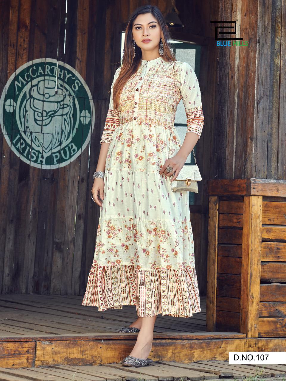 Blue Hills Livik Vol 3 Anarkali Kurtis: Buy Anarkali Kurtis Online At Best Prices