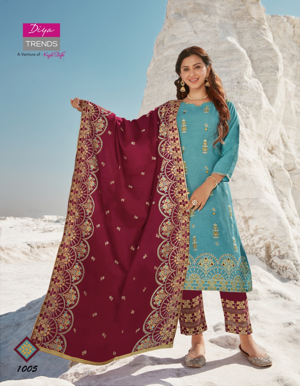 Diya Trends  Dupatta  House Vol 1 Readymade Kurti  Catalogue
