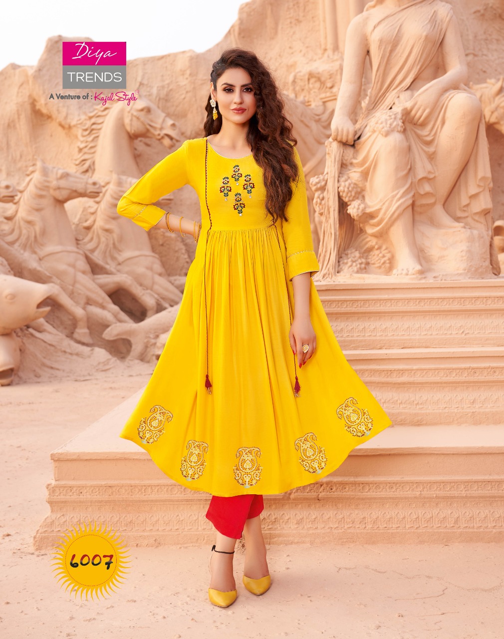 Diya Trends Ethnicity Vol 6 Designer Kurti Buy Branded Online Wholesale Shop