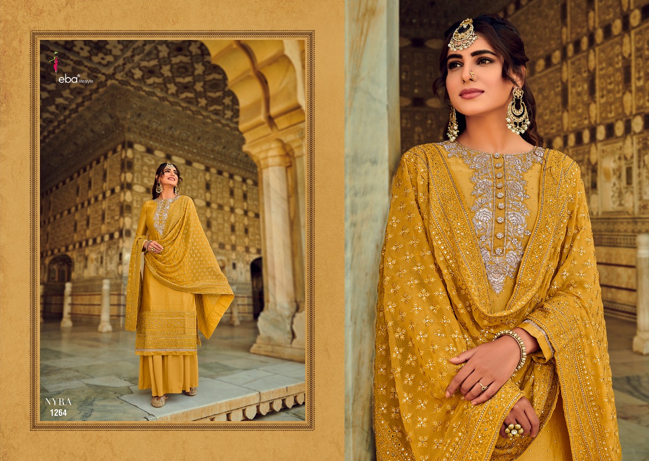 Eba Nayra Vol 1 Attractive Wedding Wear Designer Salwar Kameez Wholesale Rate