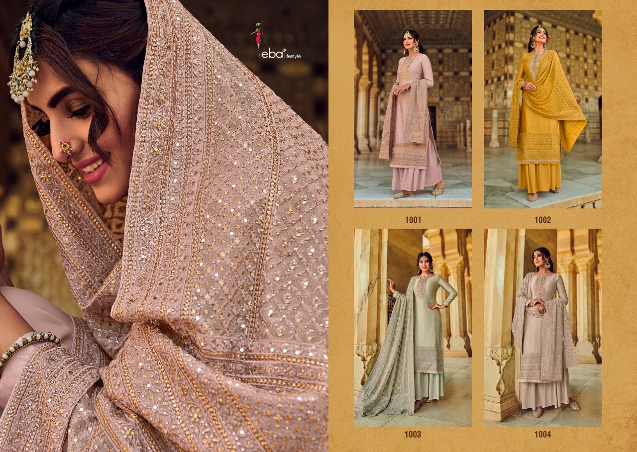 Eba Nayra Vol 1 Attractive Wedding Wear Designer Salwar Kameez Wholesale Rate