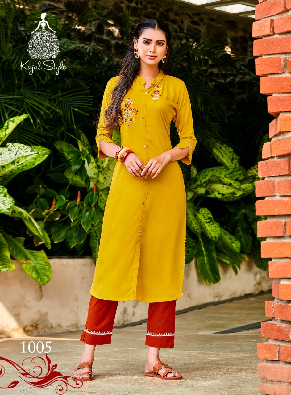 Fashion Dream Vol 1 Buy  Kajal Style Casual Wear Kurti With Bottom  Designer Kurtis Wholesale Price Online Surat