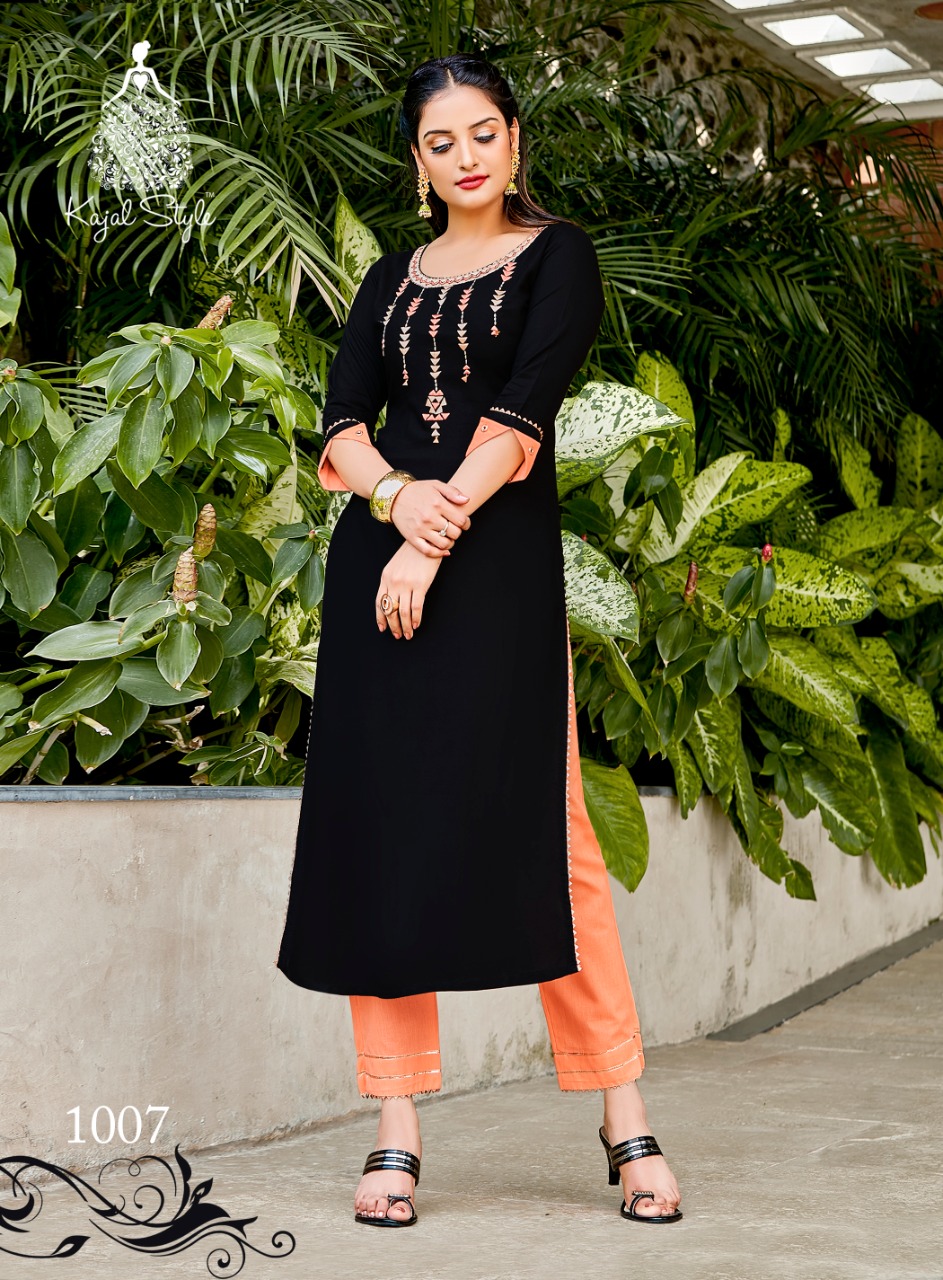 Fashion Dream Vol 1 Buy  Kajal Style Casual Wear Kurti With Bottom  Designer Kurtis Wholesale Price Online Surat