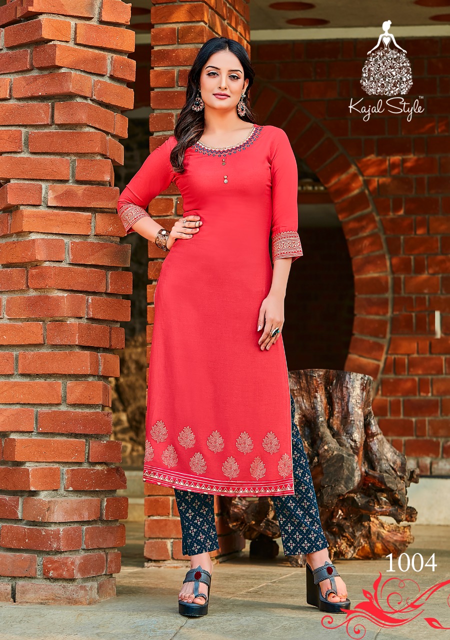Fashion Dream Vol 1 Buy  Kajal Style Casual Wear Kurti With Bottom  Designer Kurtis Wholesale Price Online Surat