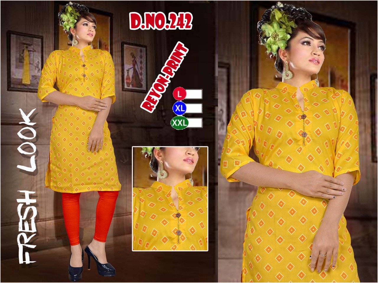 Fc Presents Colors Vol 5 Casual  Kurti Wear