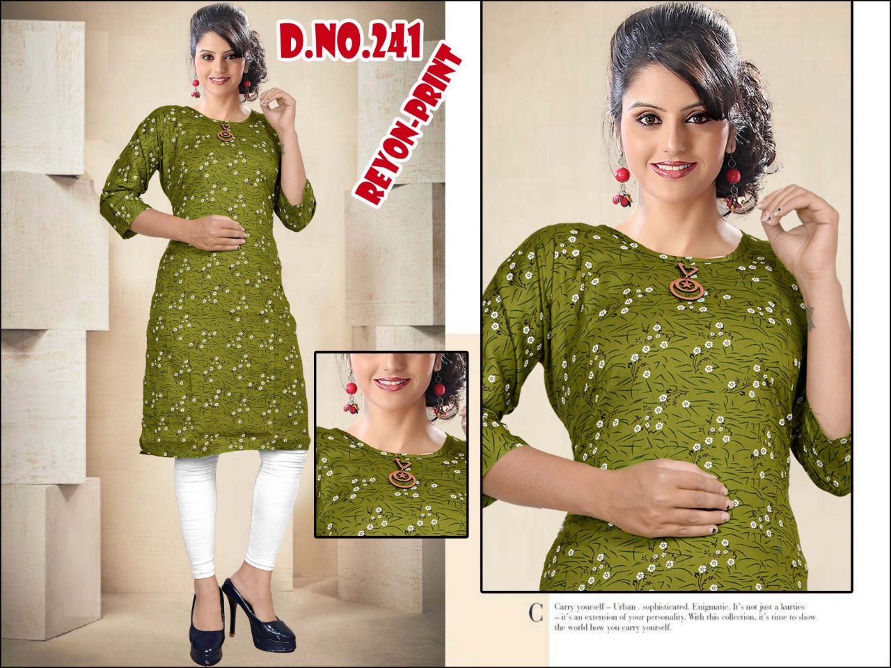 Fc Presents Colors Vol 5 Casual  Kurti Wear
