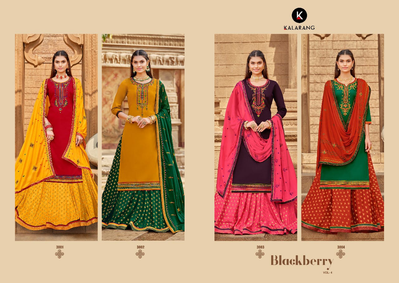 Kalarang Launching  Black Berry Vol 4  Cotton Dress Design
