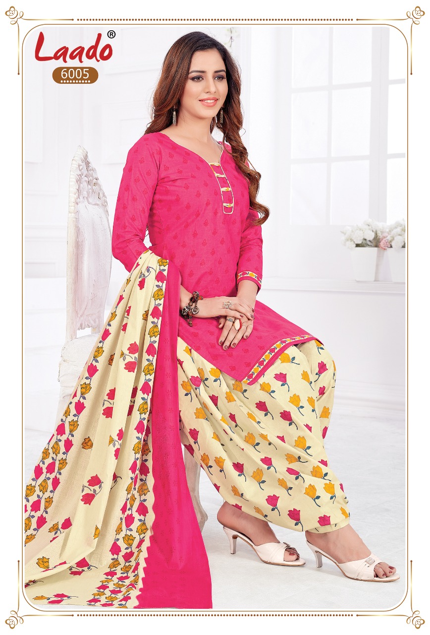 Laado Priti Patiyala  Vol 6 Wholesale Cotton Dress Material With Best Rate