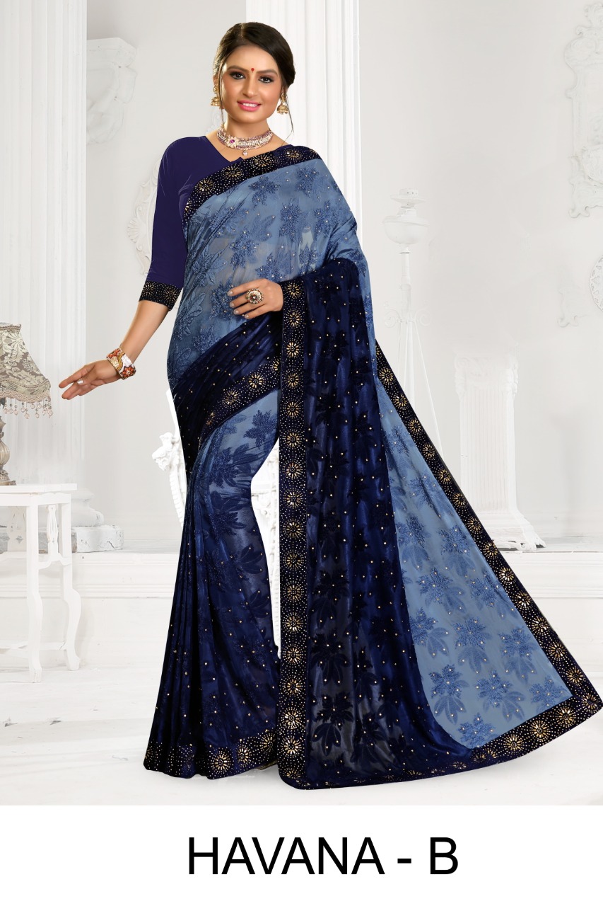 Ranjna Havana Casual Wear Printed Saree Wholesale Surat