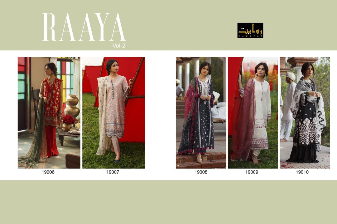 Rawayat Raaya  Vol 2 Pakistani Lawn Suit Lawn Suit Wholesaler