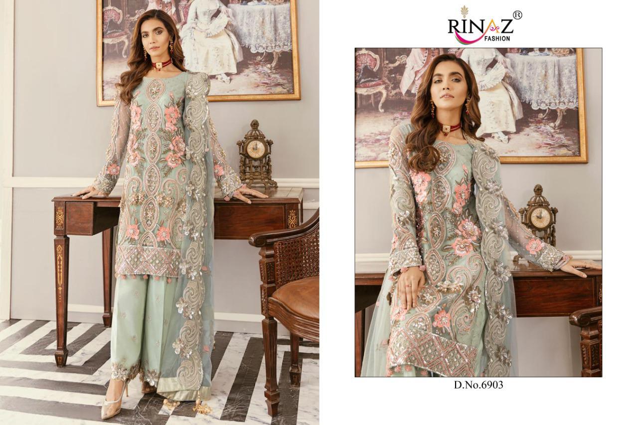 Rinaz Block Buster Hits Vol 10 Pakistani Style Heavy Worked Salwar Kameez
