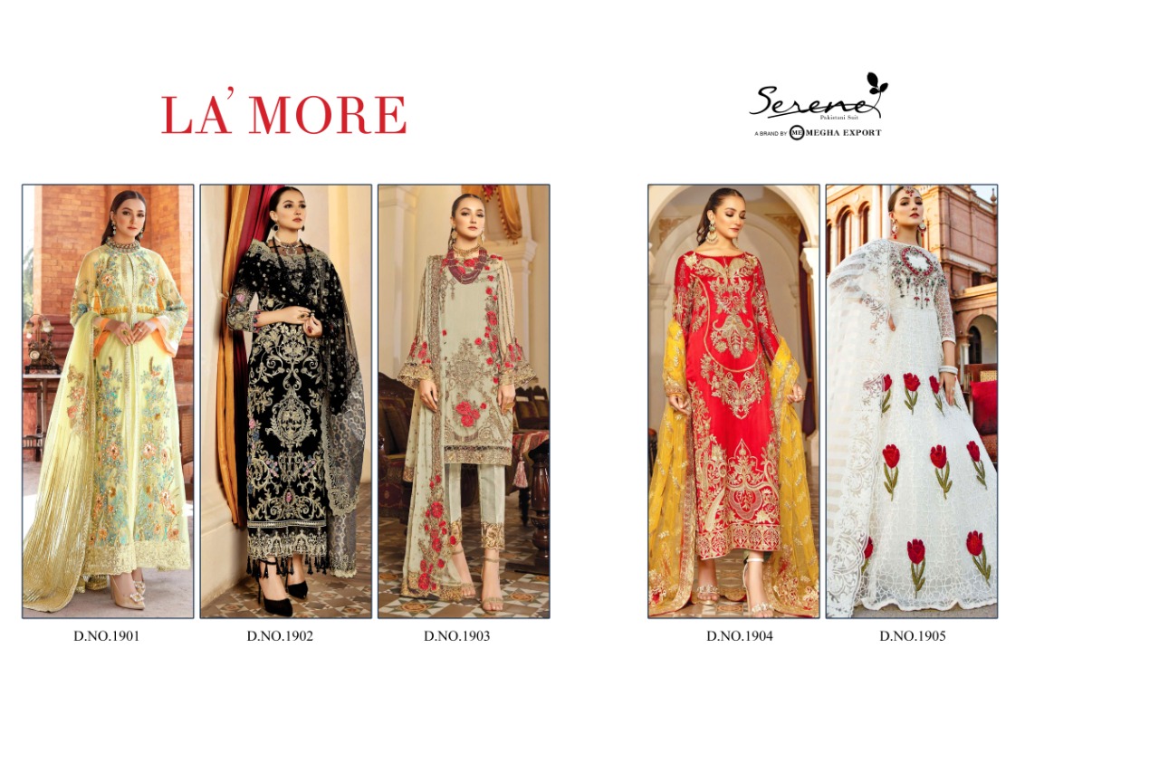 Serene La' More  Designer Pakistani Style Salwar Kameez