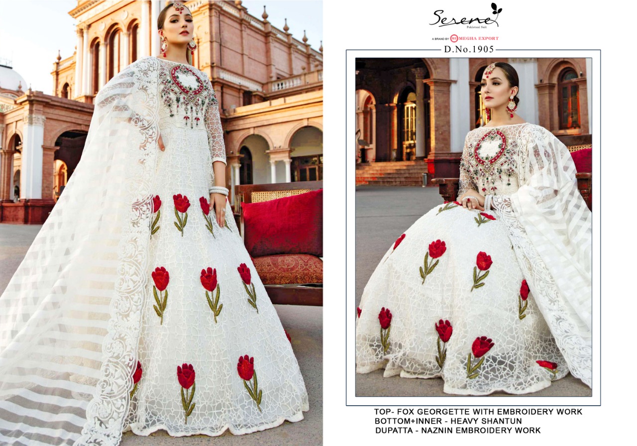 Serene La' More  Designer Pakistani Style Salwar Kameez