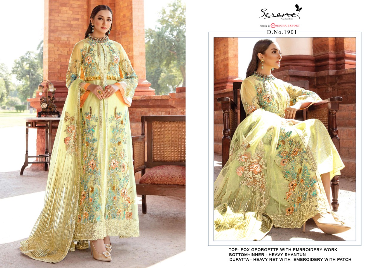 Serene La' More  Designer Pakistani Style Salwar Kameez