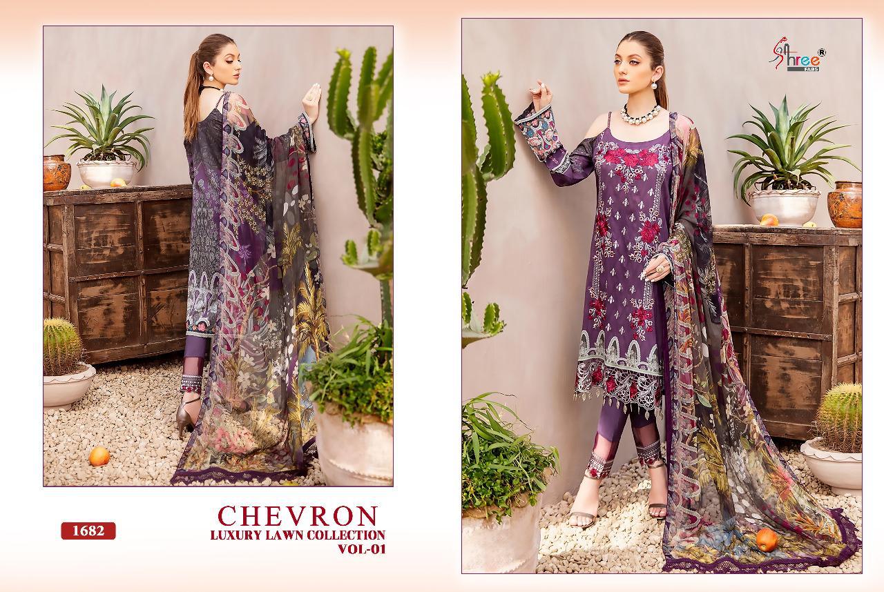 Shree Fab  Chevron Luxury Lawn Collection Vol 1  Latest Pakistani Salwar Kameez Suits Online