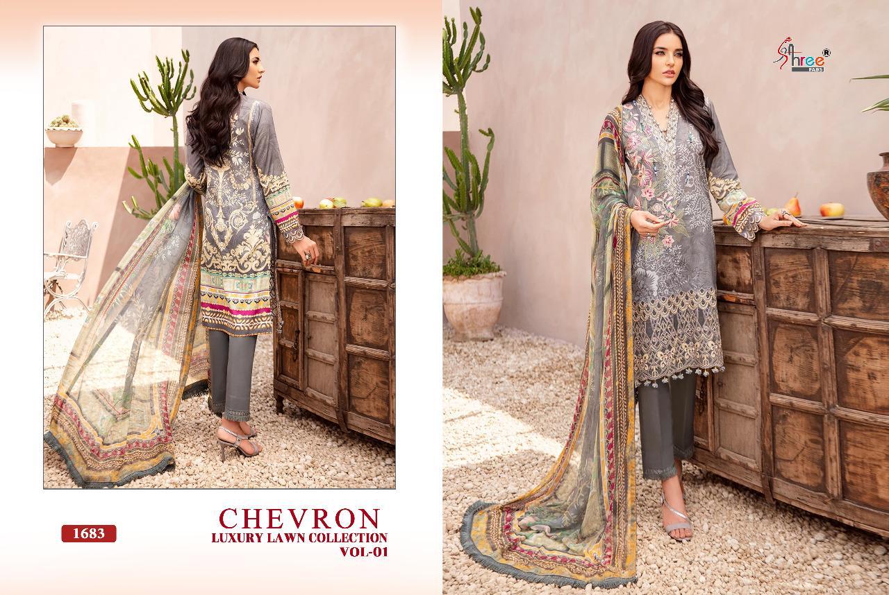 Shree Fab  Chevron Luxury Lawn Collection Vol 1  Latest Pakistani Salwar Kameez Suits Online