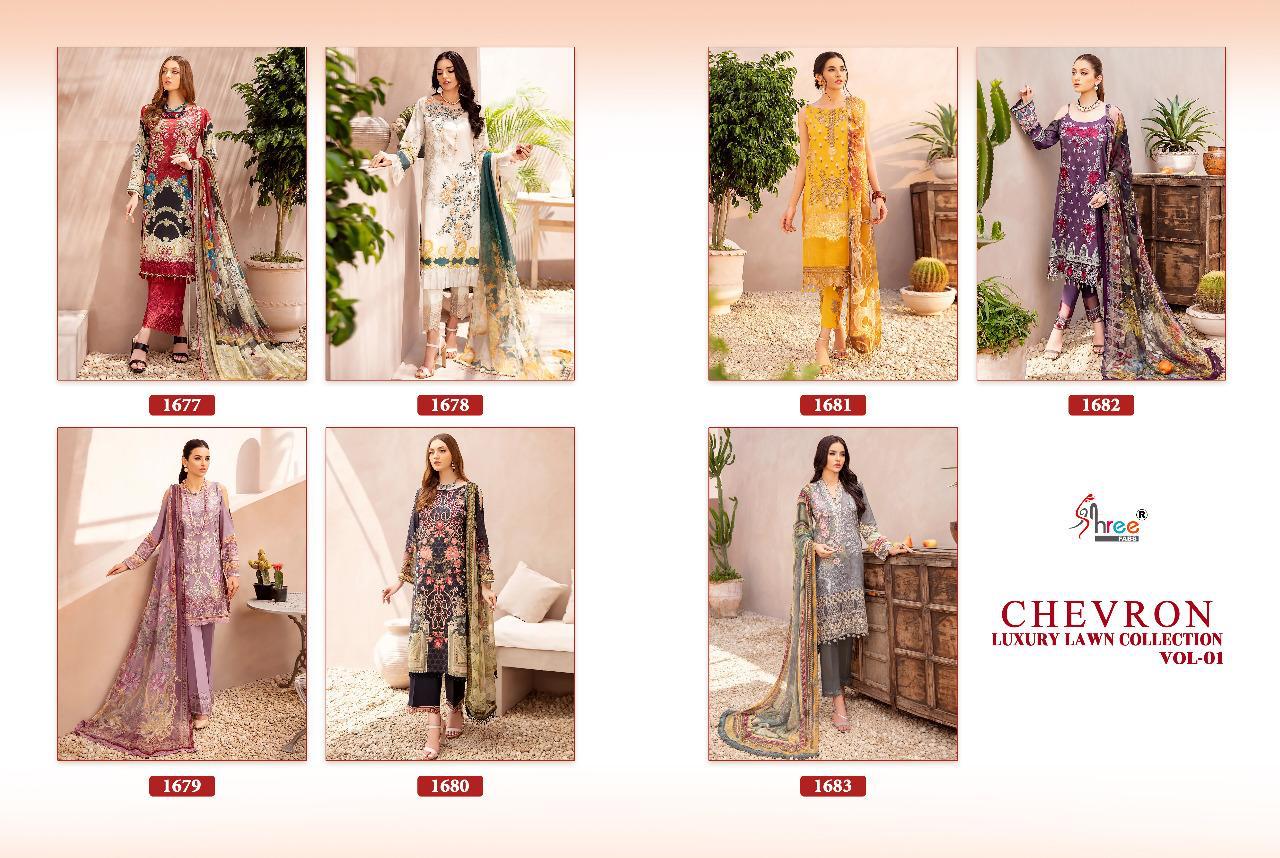 Shree Fab  Chevron Luxury Lawn Collection Vol 1  Latest Pakistani Salwar Kameez Suits Online