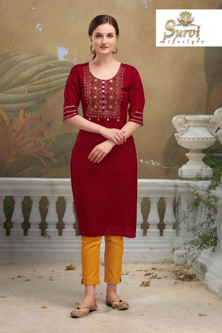 Survi Archi Vol 1 Branded Kurtis Wholesale In Surat