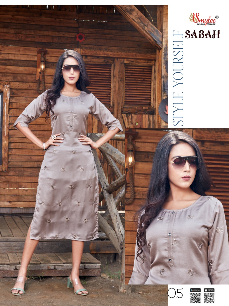 Smylee Sabah Women's Kurtis Online Designer Indian