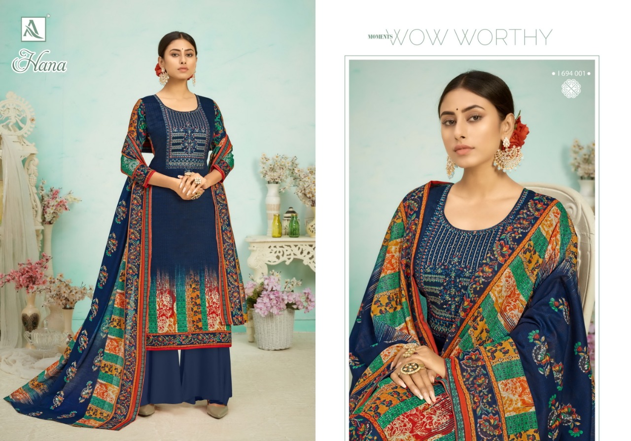 Alok Hana Wholesale Cotton Dress Material