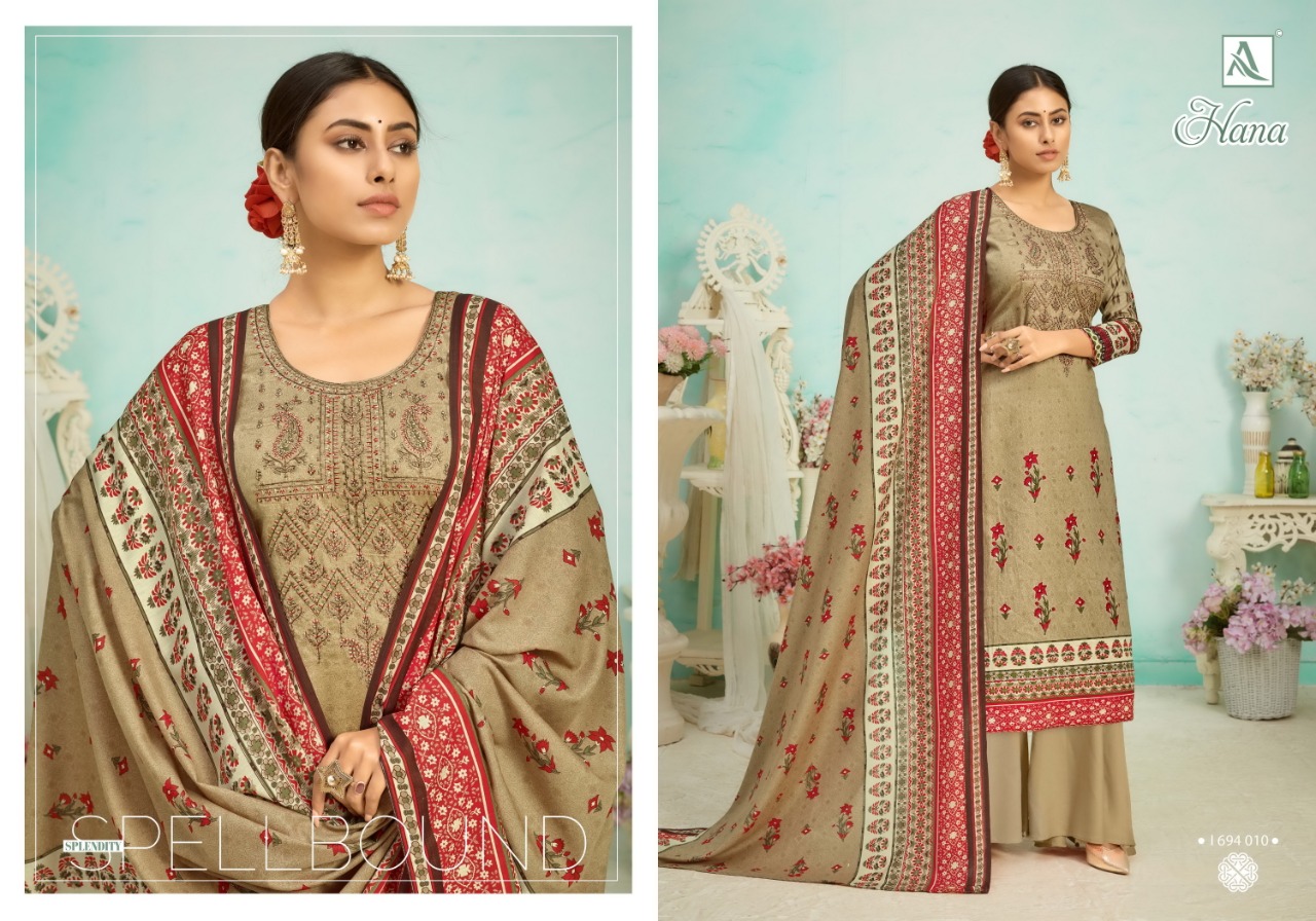 Alok Hana Wholesale Cotton Dress Material