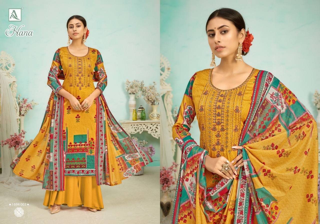 Alok Hana Wholesale Cotton Dress Material