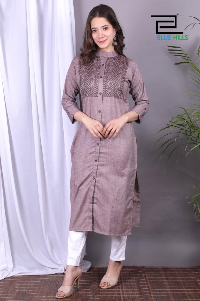 Blue Hills Lipstick Vol 3 Kurtis In Surat Wholesale