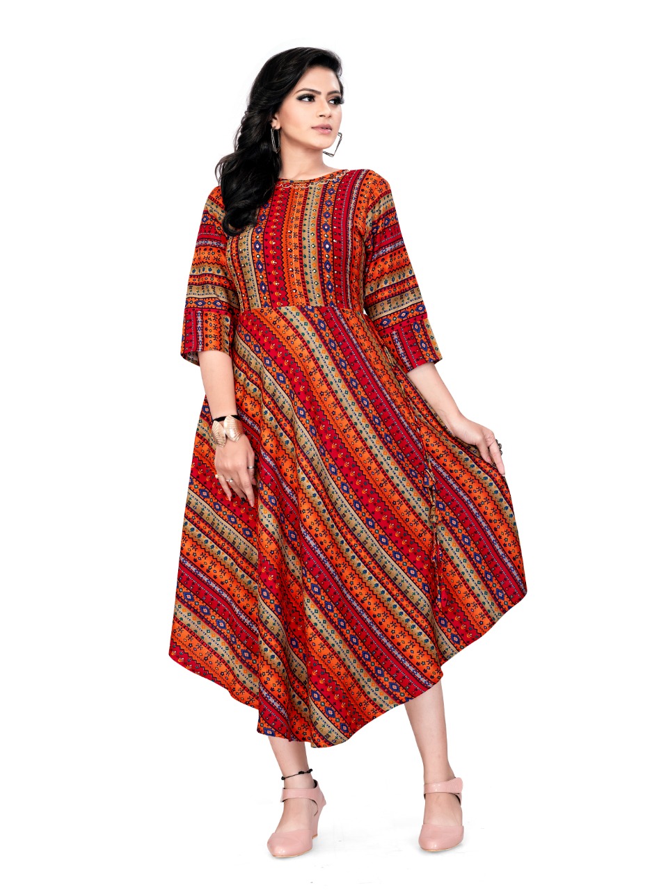 Fc Fenu Vol 1 Women's Daily Wear Color Heavy Rayon Khatli Work Kurti Catalog