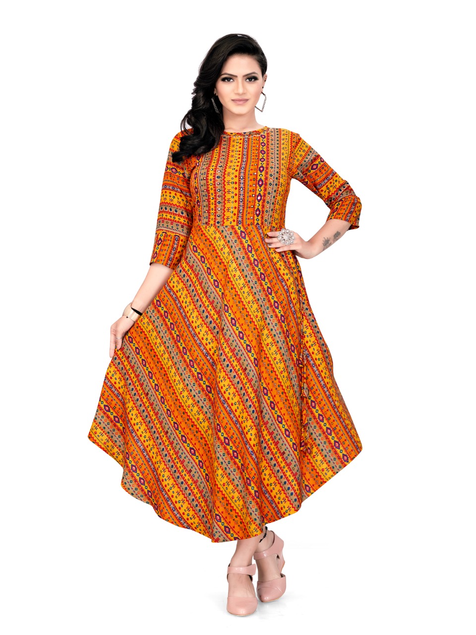 Fc Fenu Vol 1 Women's Daily Wear Color Heavy Rayon Khatli Work Kurti Catalog