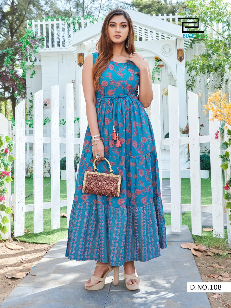 Sun Shine Summer Collection By  Blue Hills Rayon Print Fabric Manufacturers Wholesale In Surat