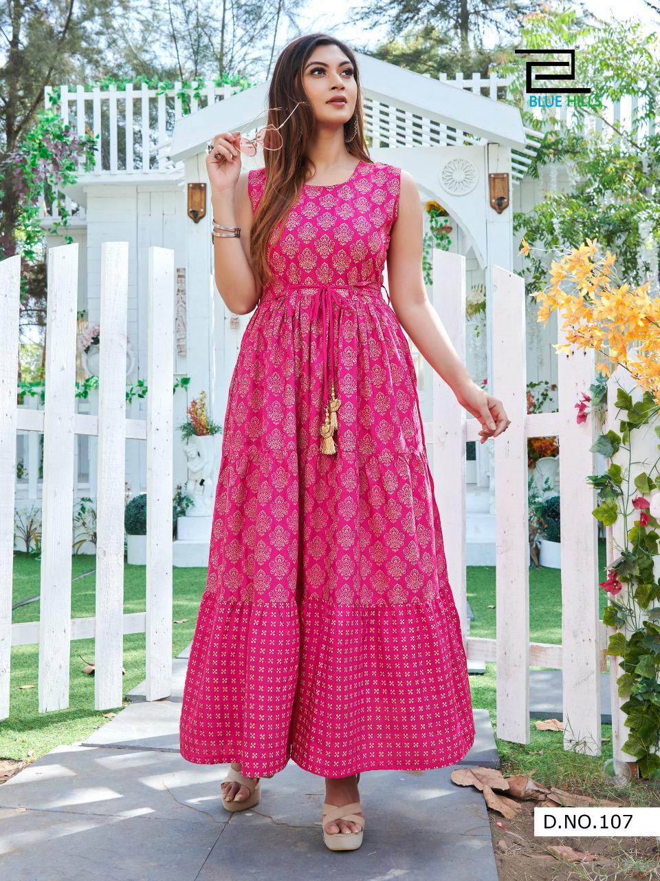 Sun Shine Summer Collection By  Blue Hills Rayon Print Fabric Manufacturers Wholesale In Surat