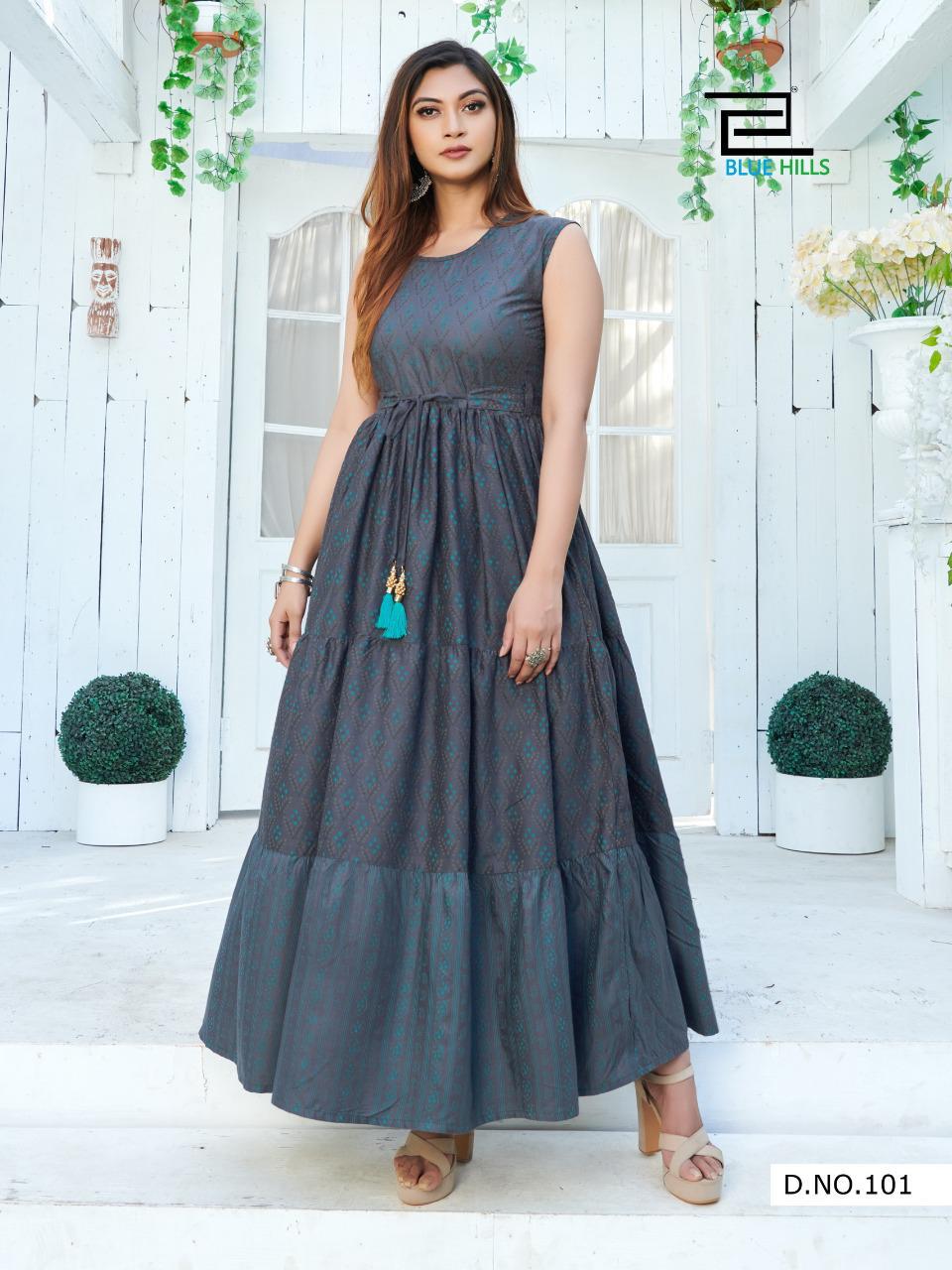 Sun Shine Summer Collection By  Blue Hills Rayon Print Fabric Manufacturers Wholesale In Surat