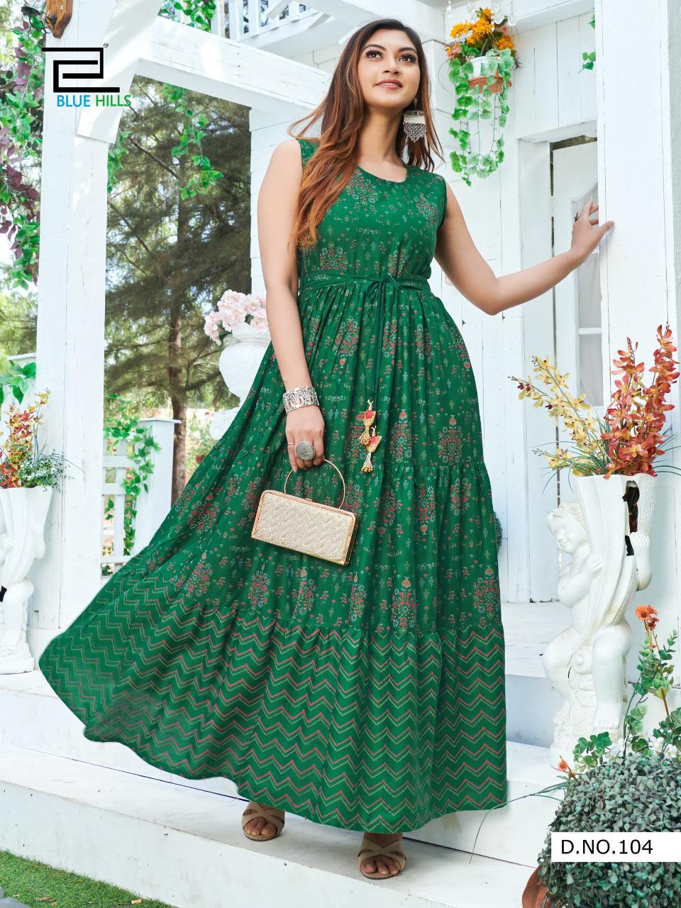Sun Shine Summer Collection By  Blue Hills Rayon Print Fabric Manufacturers Wholesale In Surat