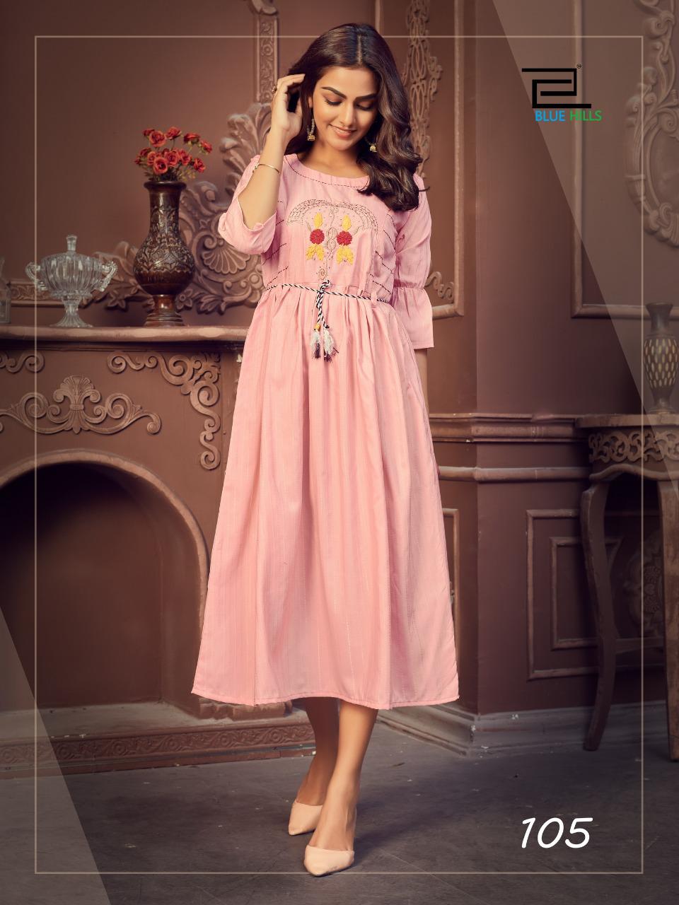Blue Hills Launching Lotus Vol 1 Wholesale Designer Kurtis Catalog