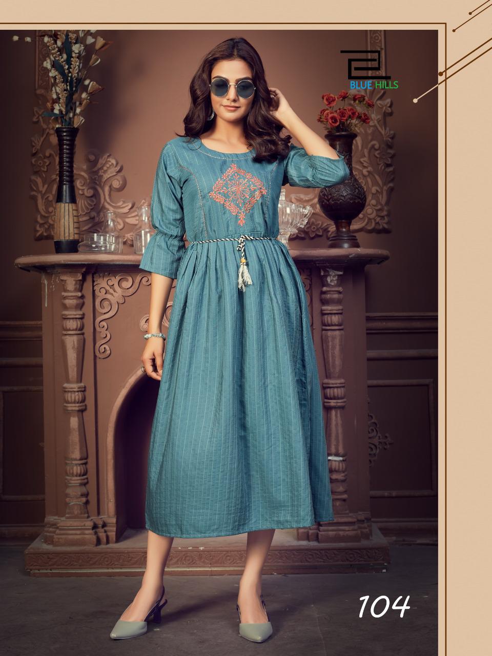 Blue Hills Launching Lotus Vol 1 Wholesale Designer Kurtis Catalog
