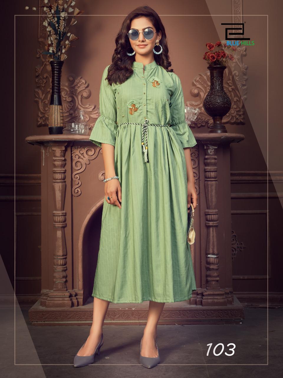 Blue Hills Launching Lotus Vol 1 Wholesale Designer Kurtis Catalog