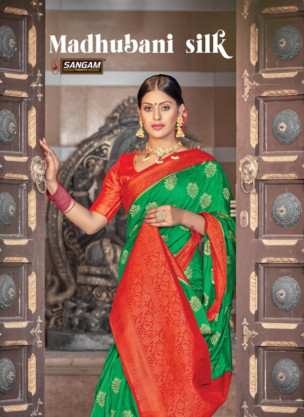 Sangam Presents Madhubani Silk Pure Soft Silk Sarees