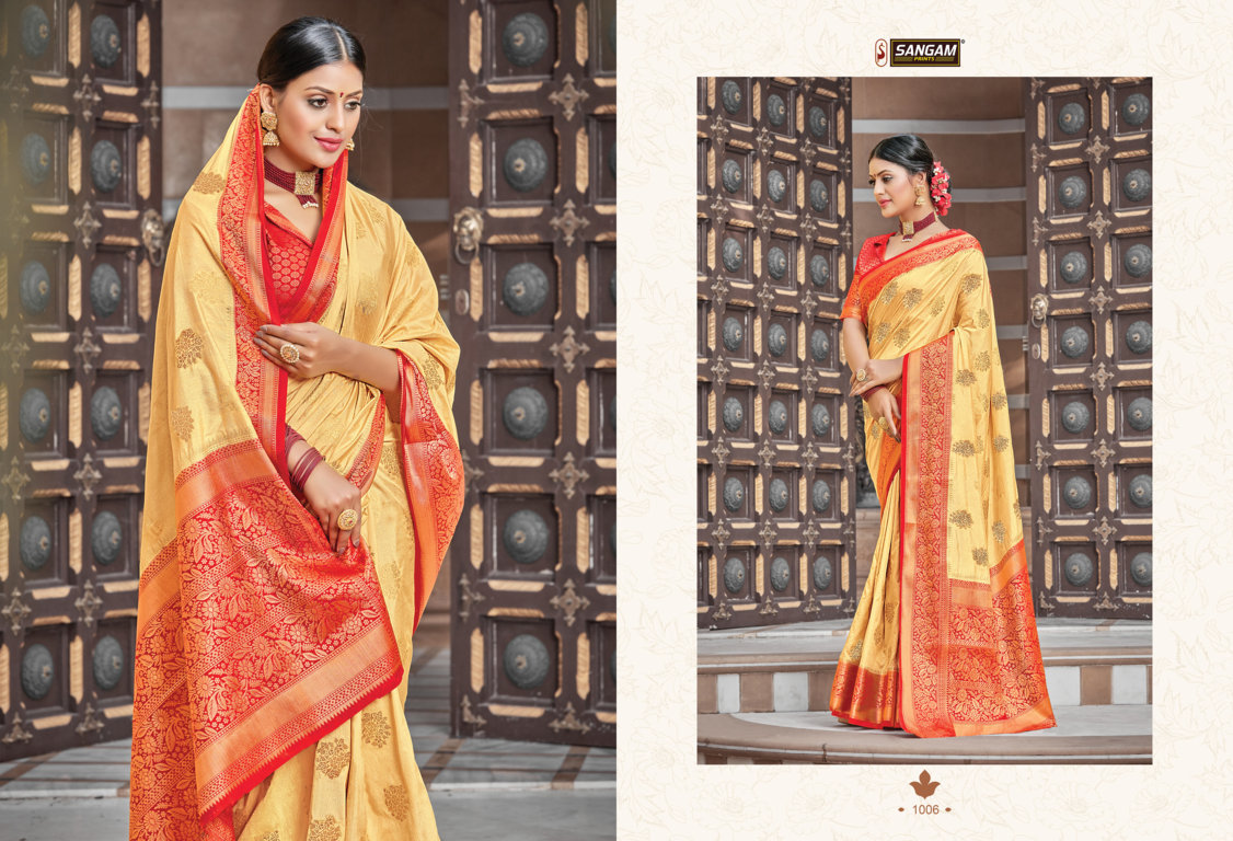 Sangam Presents Madhubani Silk Pure Soft Silk Sarees