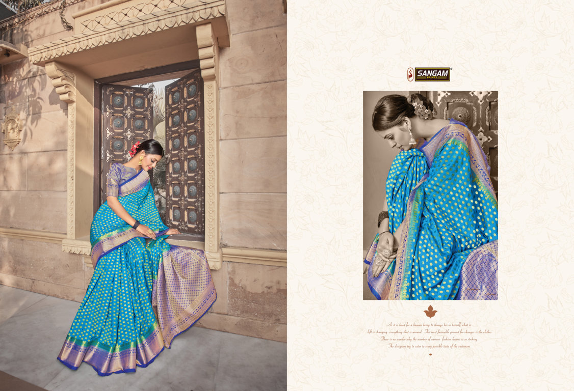Sangam Presents Madhubani Silk Pure Soft Silk Sarees