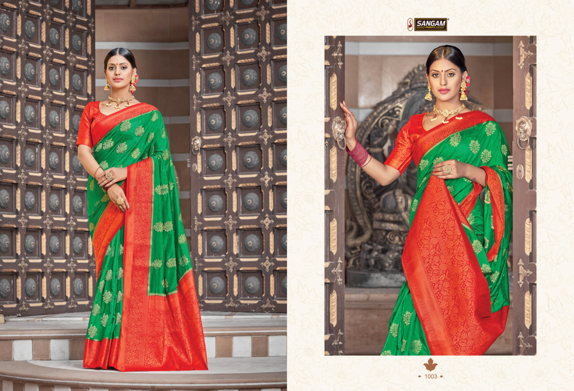 Sangam Presents Madhubani Silk Pure Soft Silk Sarees