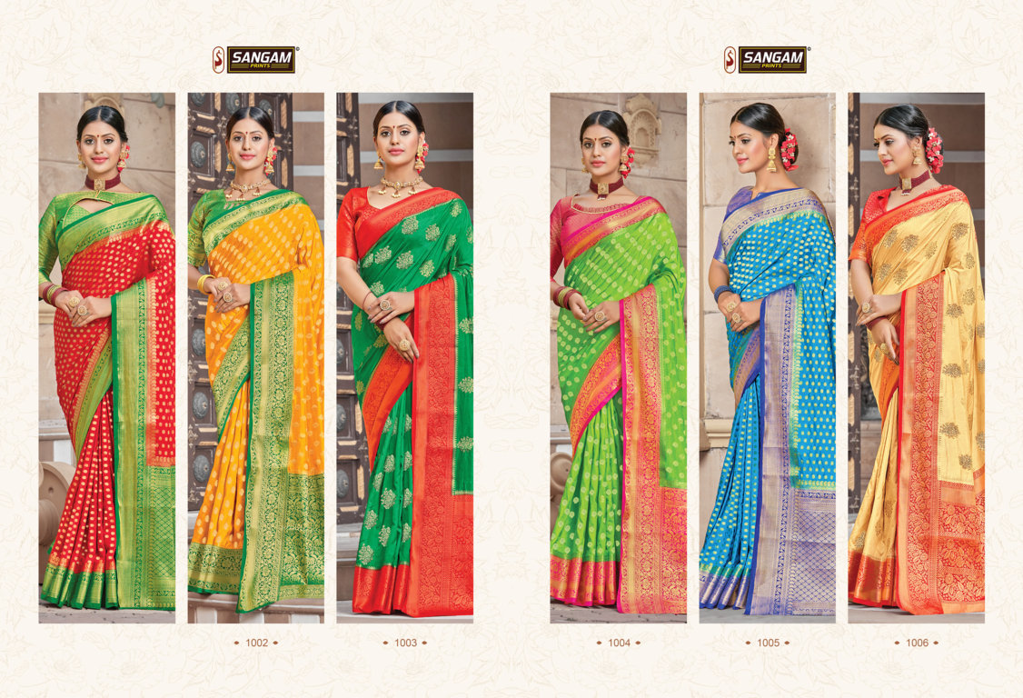 Sangam Presents Madhubani Silk Pure Soft Silk Sarees