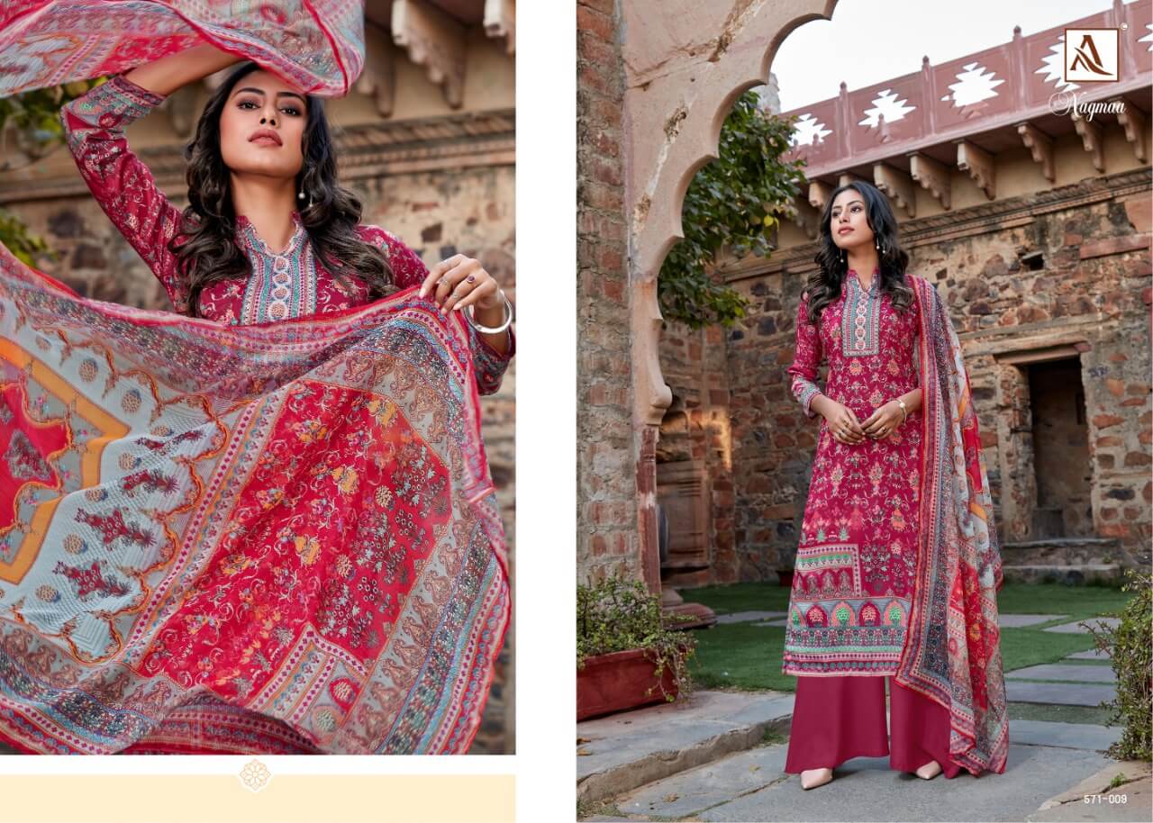 Alok Nagmaa Vol 2 Designer Jam Digital Printed Dress Materials - Buy Dress Materials For Ladies Online In India