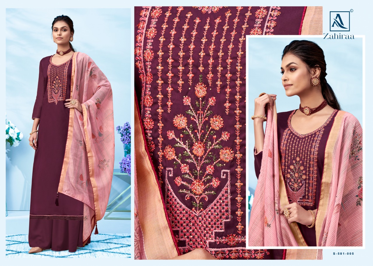 Alok Zahiraa Pure Jam Cotton Designer Dress Material Buy Online Karachi Work Salwar Suits Dress Material