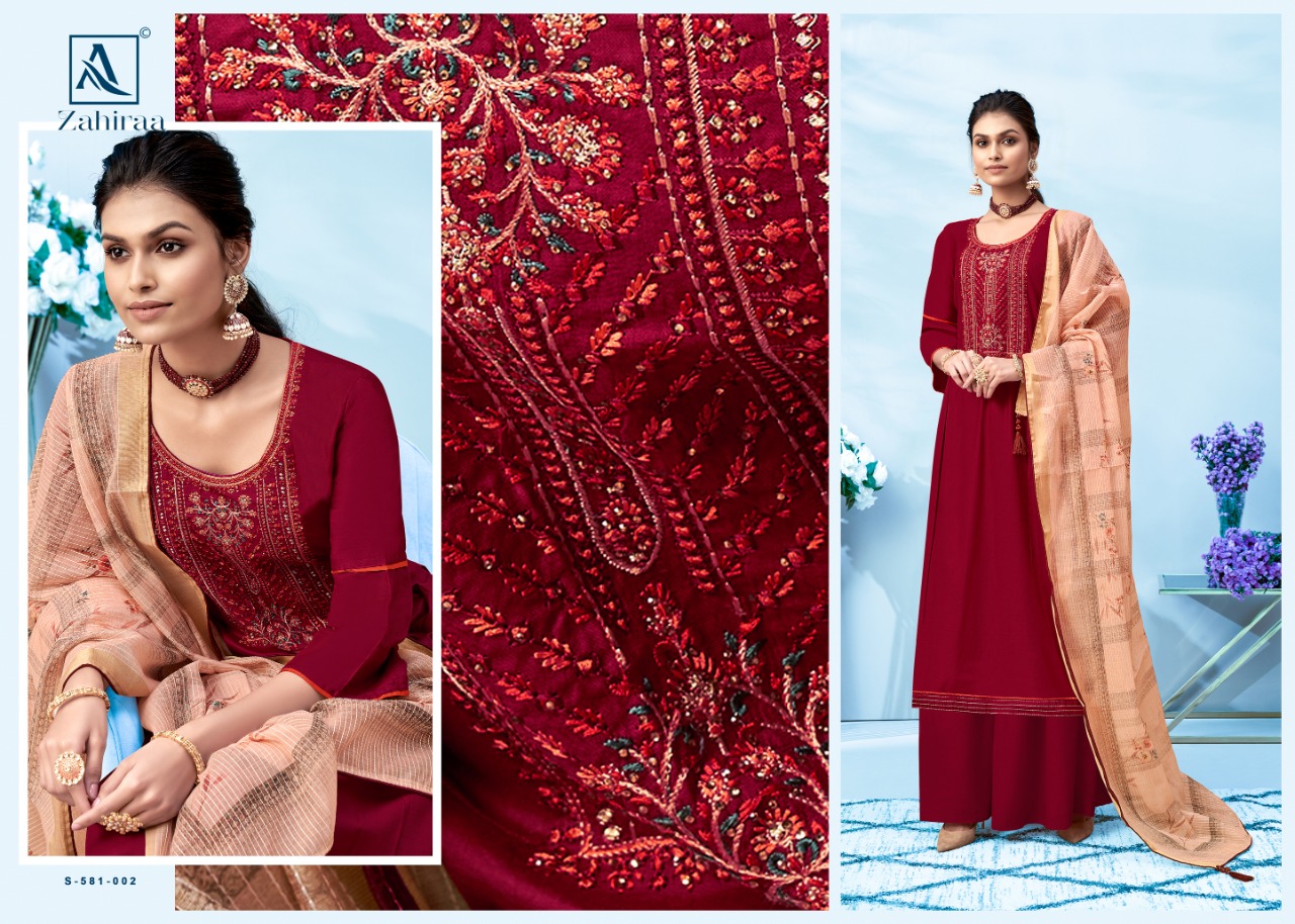 Alok Zahiraa Pure Jam Cotton Designer Dress Material Buy Online Karachi Work Salwar Suits Dress Material