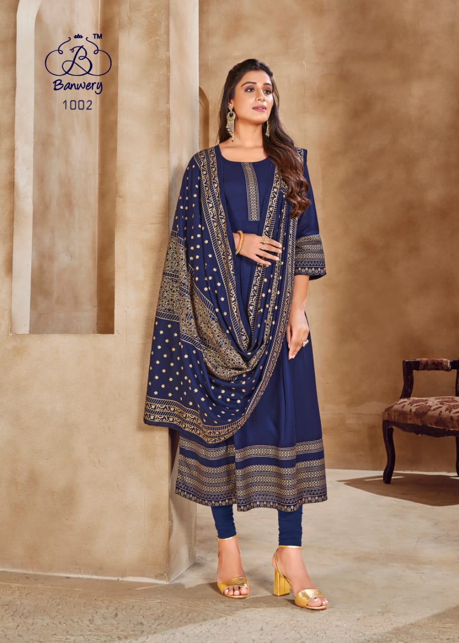 Banwery Pankh Ladies Kurti With Dupatta  Catalog