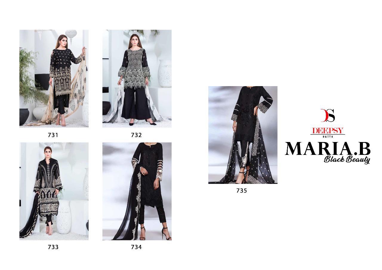 Deepsy  Maria B Black Beauty Pakistani Suits Wholesale Catalog
