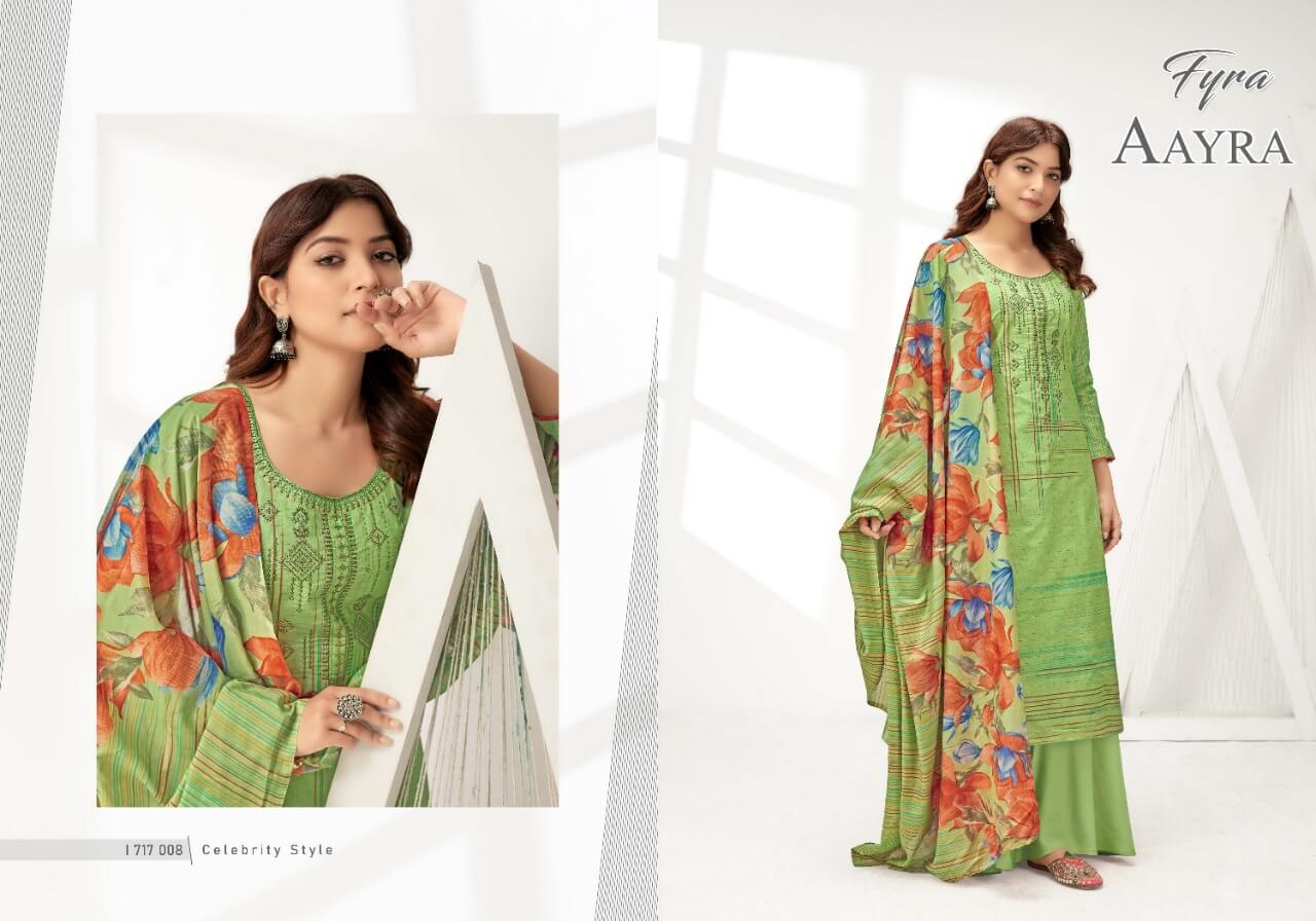 Fyra Aayra  Pure Cotton Suits With  Chiffon Dupatta Wholesale