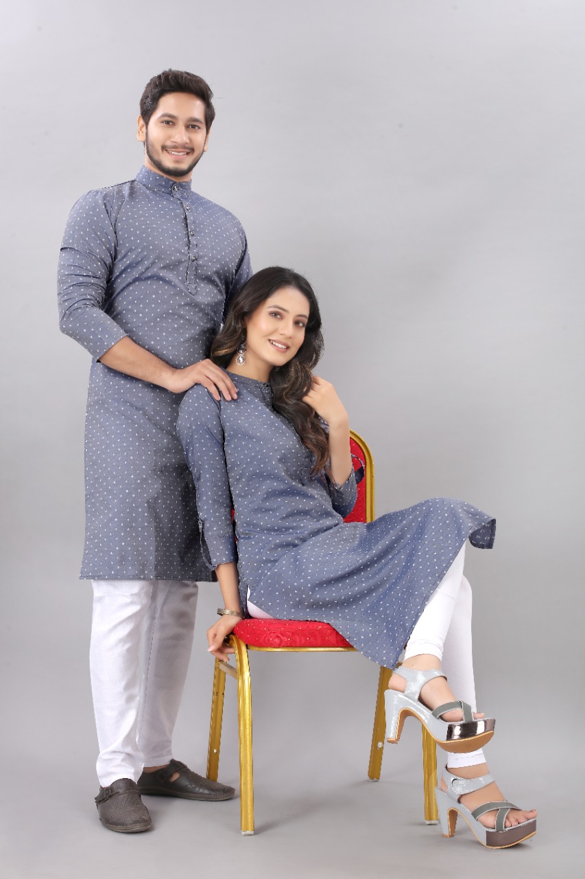Grey  Vol 1  Kurta Kurti  Buy Latest Couple Catalog